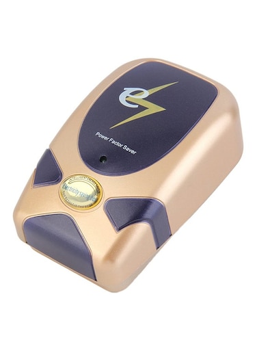 Generic Home Electricity Energy Power Saver Electric Saving Box Gold/Blue