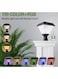 Generic 33 LED 10 Watt RGB Remote Control Waterproof Outdoor Solar Pillar Wall Gate Post