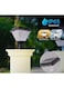 Generic 33 LED 10 Watt RGB Remote Control Waterproof Outdoor Solar Pillar Wall Gate Post