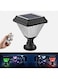 Generic 33 LED 10 Watt RGB Remote Control Waterproof Outdoor Solar Pillar Wall Gate Post