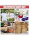 Generic 2 Pieces 10m Natural Durable Long Cotton Rope For Crafts Wall Hangings Plant Hangers Knotting