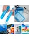 Generic 2 Pieces Universal Underwater Phone Case Dry Bag Waterproof Case Compatible With iPhone 13 12 11 Pro Max XS X XR Samsung Galaxy For Beach Swimming 6.9 Inch Clear