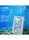 Generic 2 Pieces Universal Underwater Phone Case Dry Bag Waterproof Case Compatible With iPhone 13 12 11 Pro Max XS X XR Samsung Galaxy For Beach Swimming 6.9 Inch Clear