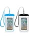 Generic 2 Pieces Universal Underwater Phone Case Dry Bag Waterproof Case Compatible With iPhone 13 12 11 Pro Max XS X XR Samsung Galaxy For Beach Swimming 6.9 Inch Clear