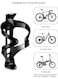 Generic 2 Pieces Bike Water Bottle Holder Easy To Install Water Cage For Road And Mountain Bikes Lightweight And Durable Bike Bottle Cage