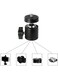 Generic Swivel Mini Ball Head Screw Tripod Mount For DSLR