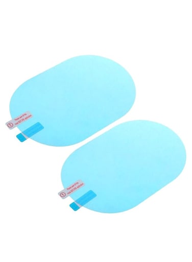 Generic 2-Piece Waterproof Car Rear View Mirror Protective Film Set