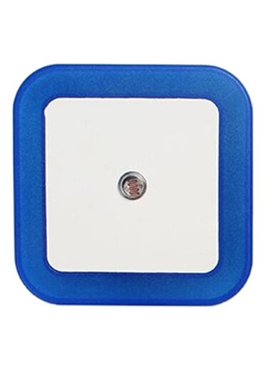 Generic Light Sensor Control LED Plug-In Night Light Blue
