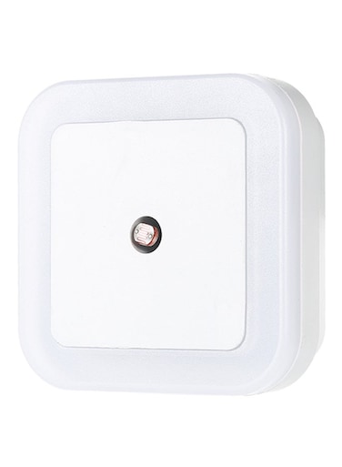 Generic 6-Piece Square Light Sensor LED Night Light White 17 x 7 x 13.5centimeter