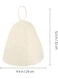 Generic 3 Pieces Sauna Hats Banya Hair Care Bonnet