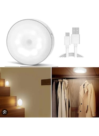 Generic 2-In-1 Motion Sensor Night Light Smart LED Inserts Light Dusk To Dawn Sensor Energy Saving, LED Nightlight Bedroom, Bathroom, Kitchen,