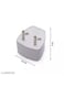 Generic Universal Portable Travel Adapter Plug To Transform Electric Power from UK/US/AU To EU Small Compact International all-In-one Pluggable To AC Wall Outlet Socket