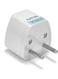 Generic Universal Portable Travel Adapter Plug To Transform Electric Power from UK/US/AU To EU Small Compact International all-In-one Pluggable To AC Wall Outlet Socket