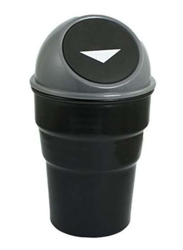 Generic Mini Car Trash Bin Black/Grey/White