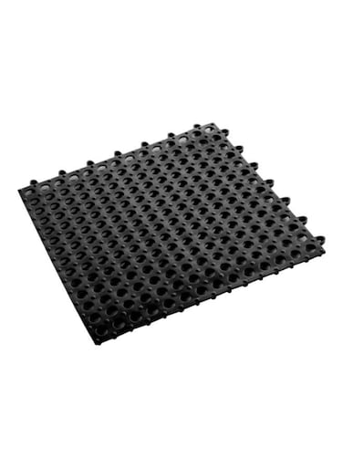 Generic Bathroom Anti-Skidding Mat Black 30x1x30cm