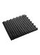Generic Bathroom Anti-Skidding Mat Black 30x1x30cm