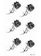 Generic Temporary Tattoo Rose Flower Sticker For Body Art