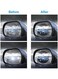 Generic 2 Pieces Round Car Rear View Mirror Anti Fog Rainproof Waterproof Protective Film