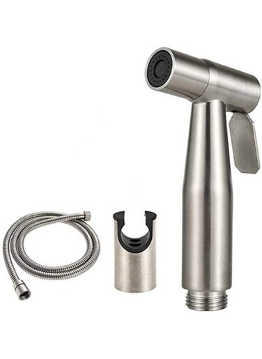 Generic Handheld Toilet Bidet Sprayer Stainless Steel Toilet Hand Held Bidet Faucet Spray Set