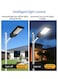 Generic 1800W Solar Street Light For Outdoor Dusk To Dawn Daylight White Flood Endurance Lamps With IP67 Waterproof For Garden Patio Garage With Remote Control