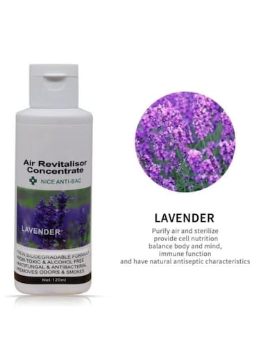 Generic 120ml Lavender Air Revitalisor Concentrate Drops Antibacterial Humidifier And Purifier Oil