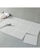 Generic 1 Piece PVC Non-Slip Shower Mat Bathroom Square For Kitchen And Toilet
