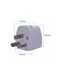Generic Australian Standard Conversion plug 3 flat pin plug To 3 hole socket suitable For Australia, New Zealand, And Argentina Travel