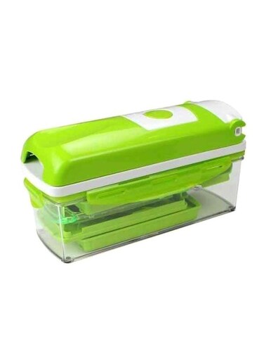 Generic Multi Purpose Chopper Green/White/Clear 29.2x13.6x12.4centimeter