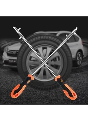 Generic 2 Pieces Car Tire Cleaning Hooks Tire Stone Remover Tool For Car Motor Bike Tires Stainless Steel Hook Car Tire Cleaning Tools