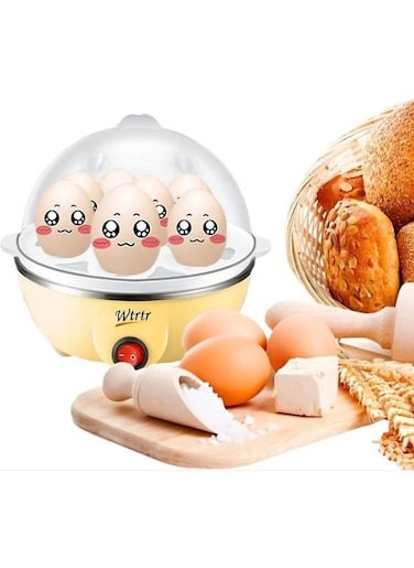 Generic Multifunctional Egg Boiler Electric Egg Steamer Maker Egg Cooker Rapid With Auto Shut Off