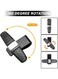 Generic 4-Piece Sunglasses Holder Eyeglasses Hanger Clip Mount For Cars