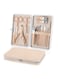 Generic 18 In 1 Stainless Steel Professional Pedicure And Manicure Grooming Kit With Leather case