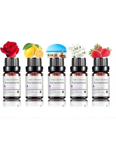 Generic 5 Pieces 10ml Bottles Of Scented Essential Oils For Air Humidifier Revitalizer