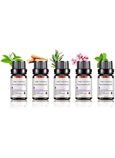 Generic 5 Pieces 10ml Bottles Of Scented Essential Oils For Air Humidifier Revitalizer