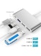 Generic 4-In-1 USB-C Hub With Type C, USB 3.0, USB 2.0 Compatible 2020-2016 Pro 13/15/16, New Compatible Air/Sur, Chrome Book, More, Multiport Charging &amp; Connecting Adapter