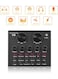 Generic Multifunctional Live Sound Card USB Audio Interface Intelligent Volume Adjustable Audio Mixer Sound Card For Recording Hosting Speech