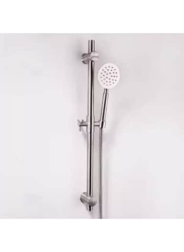 EasyLife 304 Stainless Steel Bathroom Shower Set With Wall-Mounted High-Pole And Shower Head For Bathroom