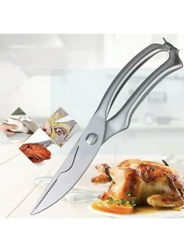 EasyLife Heavy Duty Poultry Kitchen Scissors Multi-Purpose Kitchen Shears Fish Meat BBQ Shears