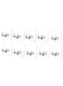 Generic 10 Pieces Self Adhesive Wall Hooks Holder Without Drill Hanger Sticker