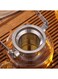 Generic 1000ml Stainless Steel Filter Inner Screen Borosilicate Heat-Resistant Glass Teapot With Stainless Steel Handle Gt-1000