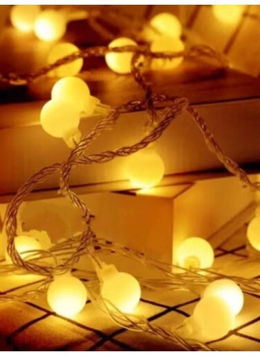 Generic 10m Globe String Lights Battery Operated For Party Decoration With 80 LED Light