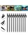 Generic 10Pieces 40Cm Outdoor Camping Tent Nails Camp Nails Steel Ground Nails