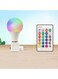 Generic 10W LED RGBW Bulb With Remote Control For Home Wall Lightning Or Decoration
