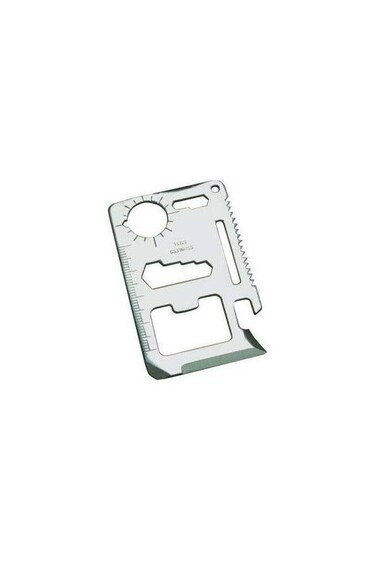 Generic 11-In-1 Stainless Steel Survival Tool Kit Silver