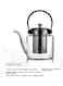 Generic 1200ml High Borosilicate Glass Teapot With Stainless Steel Tea Infuser And Handle T-1200