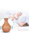 Generic 130ml Ultrasonic Wooden Humidifier With LED Light For Home Use