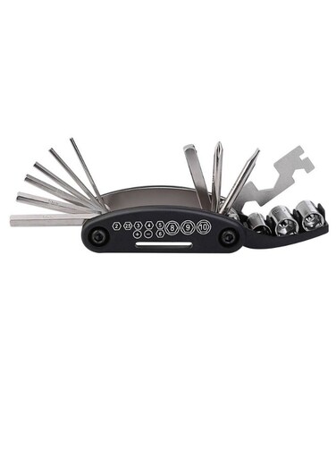 Generic 16-In-1 Portable Multi-Function Bicycle Repair Tool Kit 9 X 4.3Cm