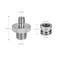 Generic 16-Threaded Screw Adapter Converter Silver