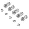 Generic 16-Threaded Screw Adapter Converter Silver