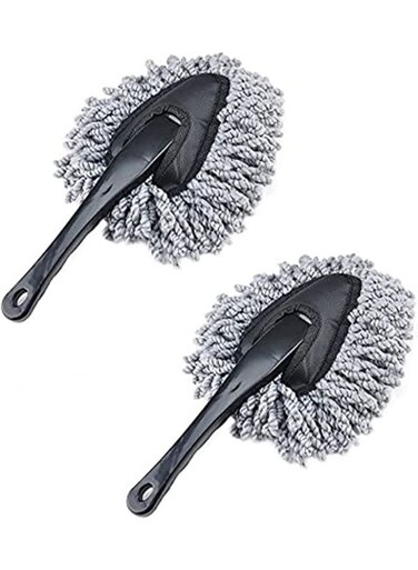 Generic 2 Pack Super Soft Microfiber Car Dash Duster Brush For Car Cleaning Home Kitchen Computer Cleaning Brush Dusting Tool